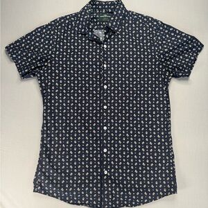 Rodd & Gunn Men’s Small Navy Floral Button Up Shirt